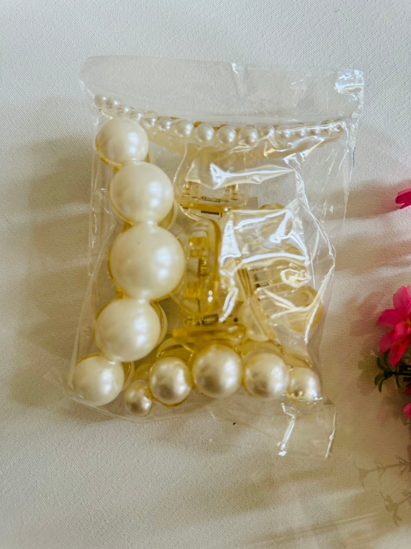Pearl Hair Clips