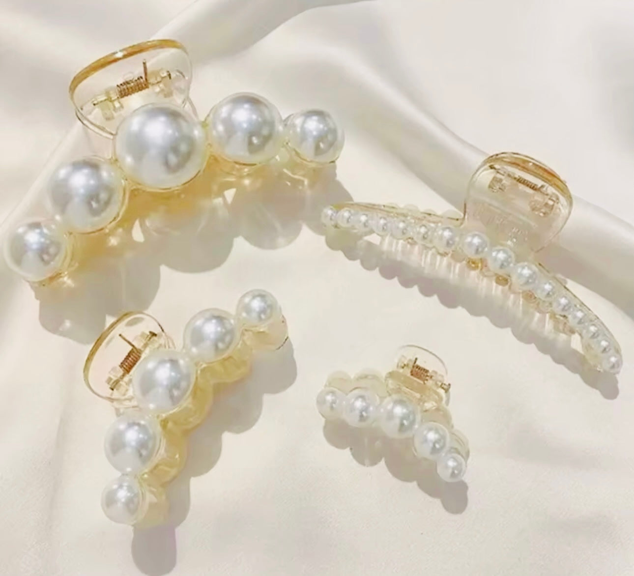 Pearl Hair Clips