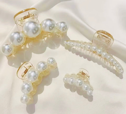 Pearl Hair Clips