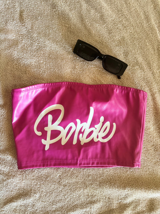 Never worn Barbie tube top