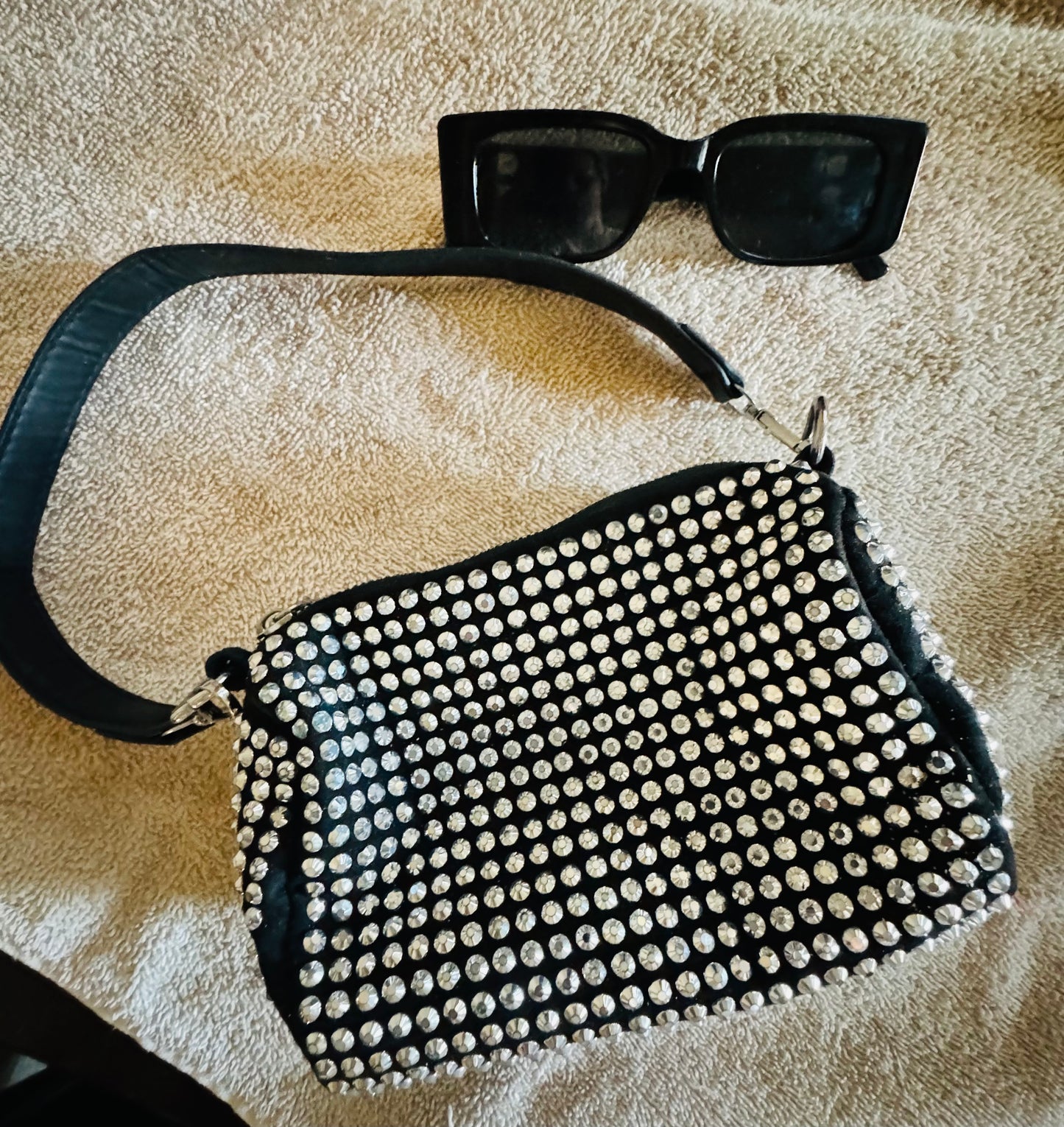 Tiny Rhinestones Purse-used