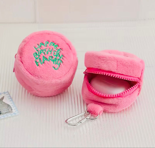 Plush keychain storage